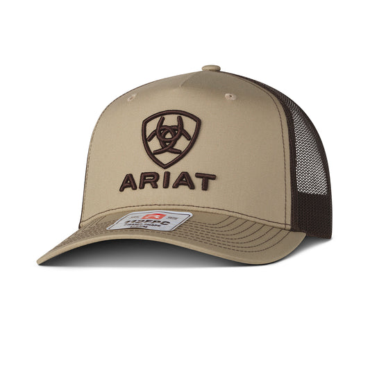 A300097808 ARIAT MENS CAP SNAP BACK TAN