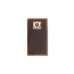 A3566602 ARIAT MENS RODEO STYLE WALLET BROWN