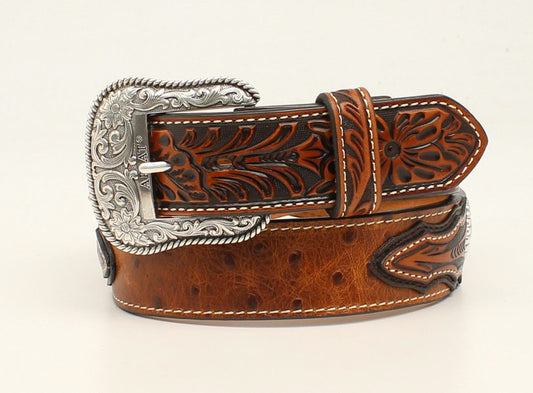 A1024402 ARIAT MENS WESTERN BELT BROWN