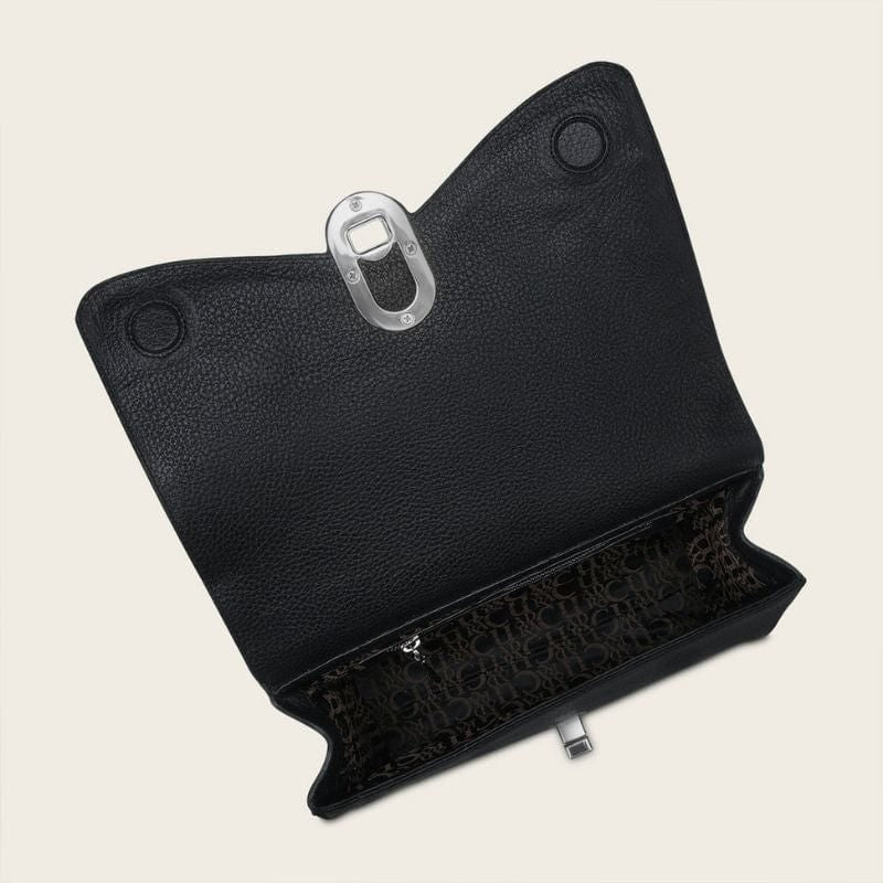 DU688 CUADRA LD BLACK STINGRAY EMBRODERY BAG
