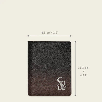 DU513 DEERSKIN WALLWT CUADRA BROWN BLACK