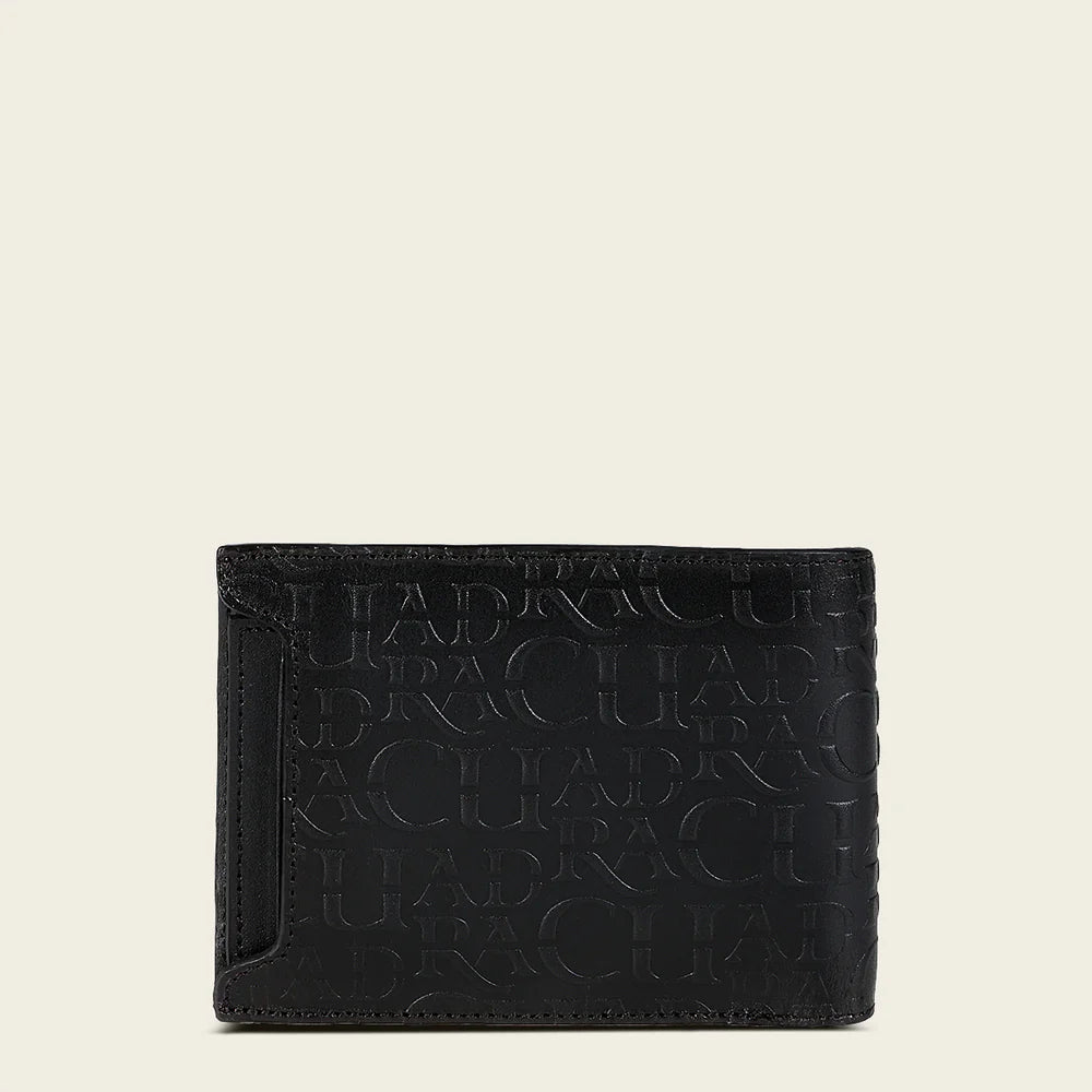 DU618 BLACK BIFOLD EXOTIC WALLET CUADRA