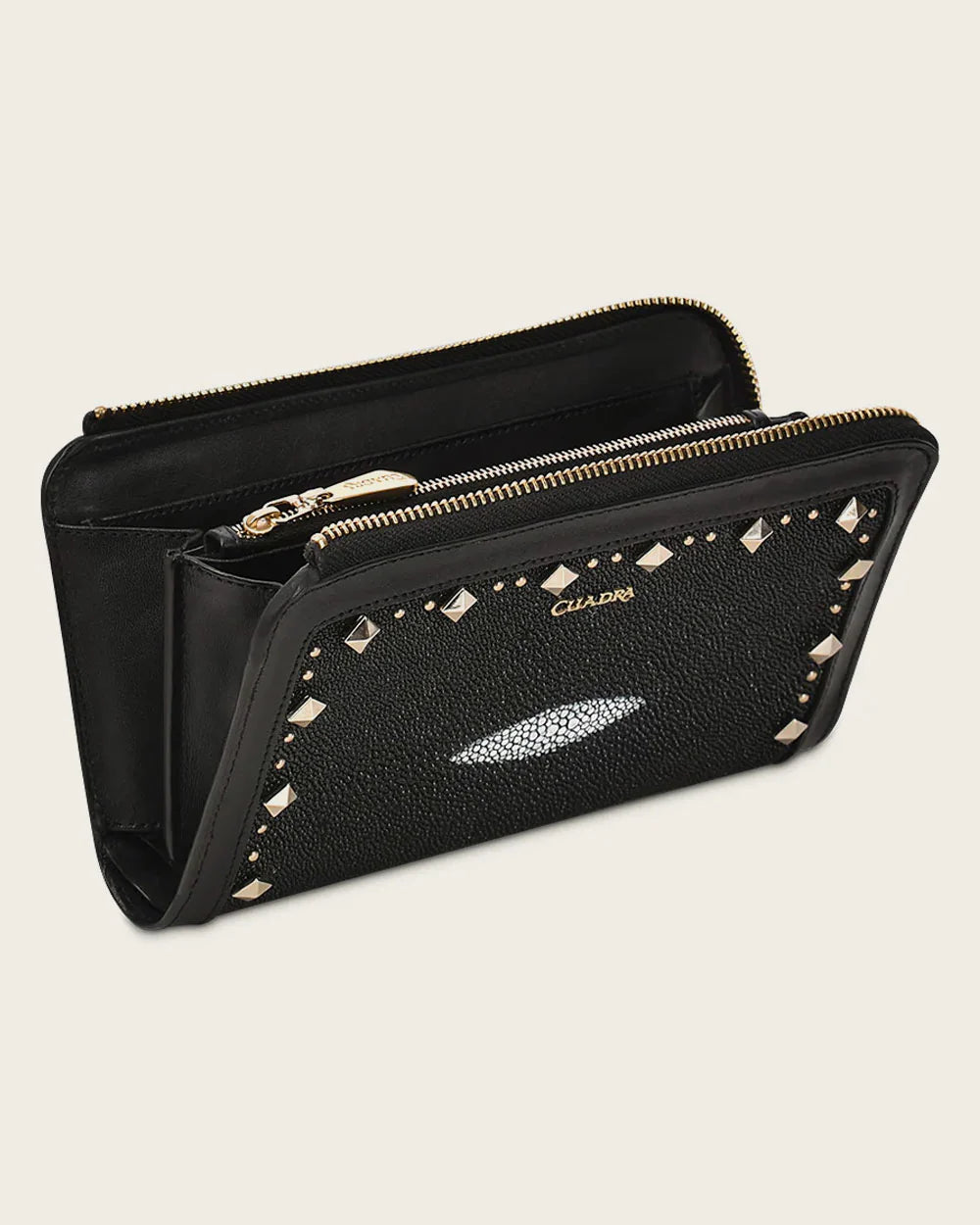 DU437 BLACK HANDMADE EXOTIC WALLET