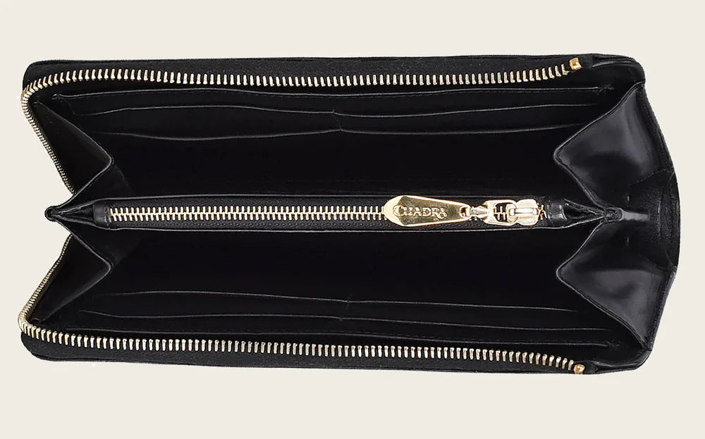 DU437 BLACK HANDMADE EXOTIC WALLET