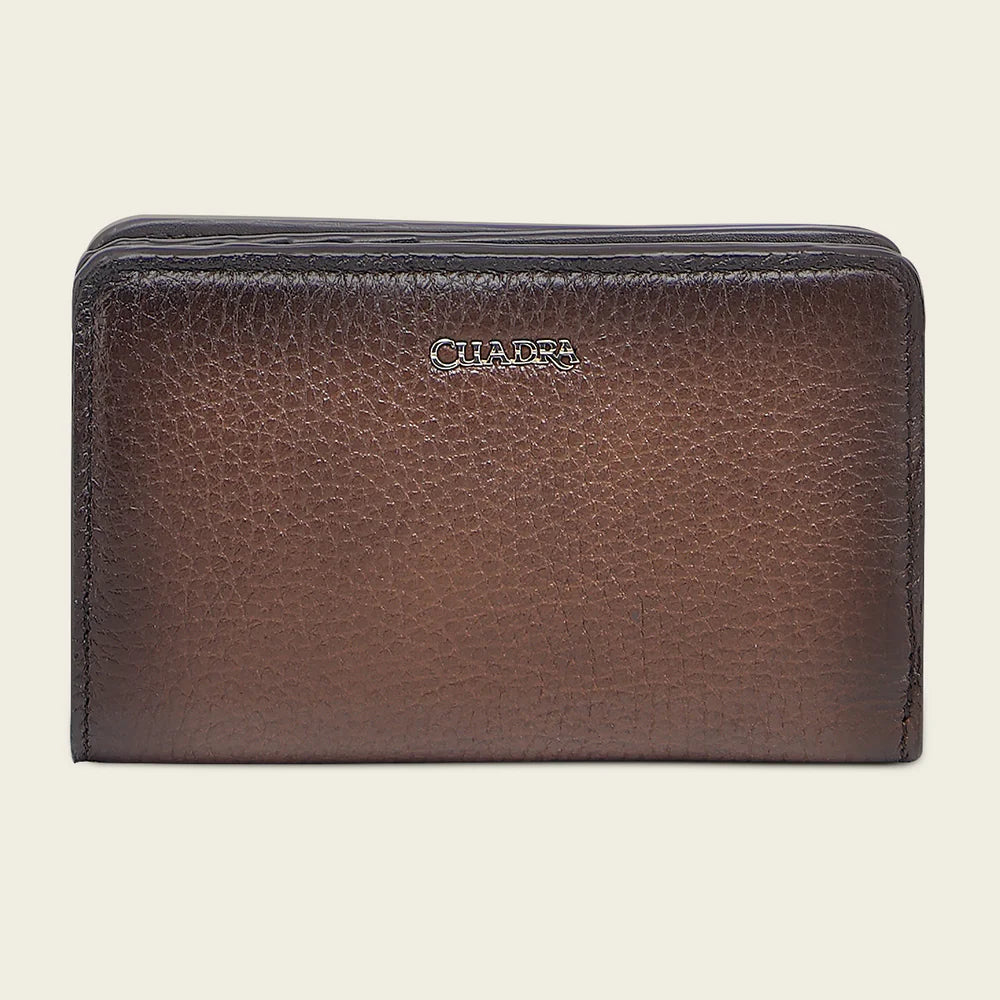 DU724 HONEY BROWN MINIMALISTIC DEER WALLET CUADRA
