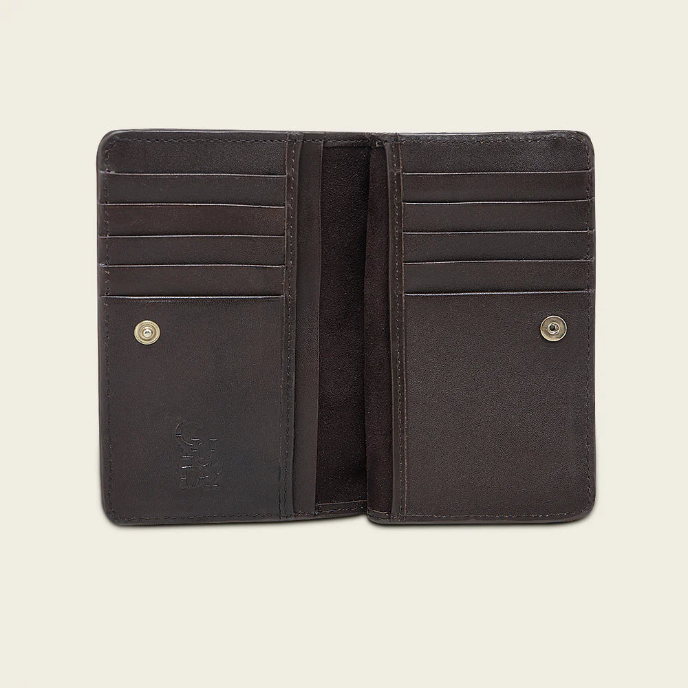 DU724 HONEY BROWN MINIMALISTIC DEER WALLET CUADRA