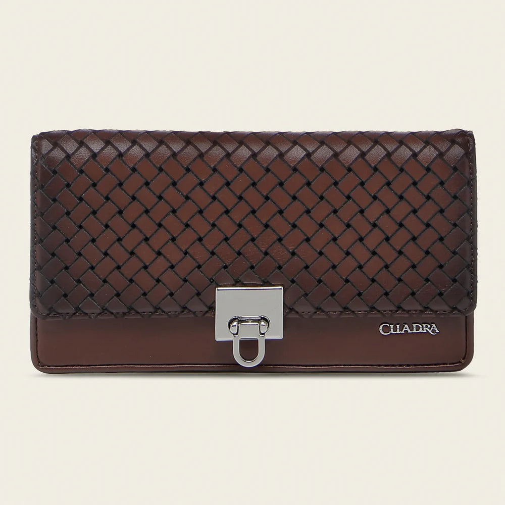 DU673 LUXURY HONEY BOVINE LEATHER WALLET WITH CROSSBODY OPTION