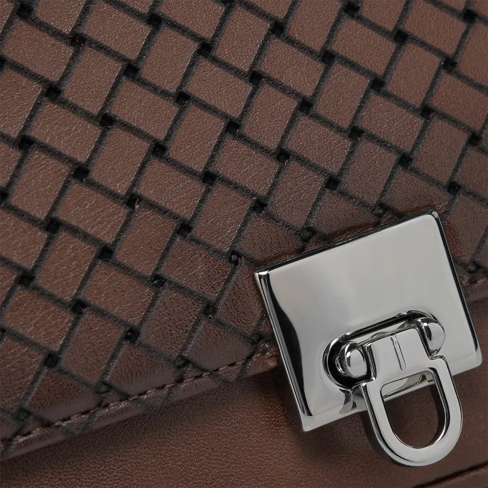 DU673 LUXURY HONEY BOVINE LEATHER WALLET WITH CROSSBODY OPTION