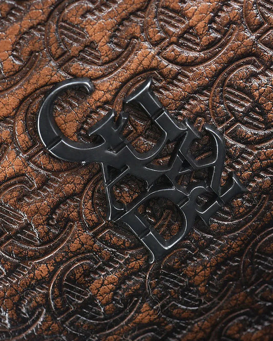 DU595 CUADRA BROWN STAMP BAG