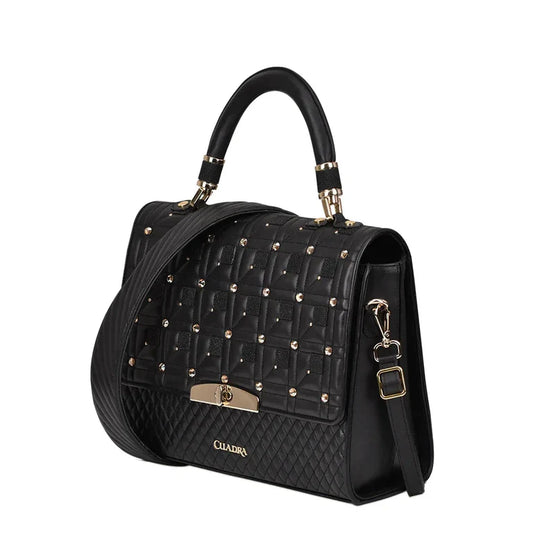 DU407 MANTA RAY SQUARE BAG BLACK