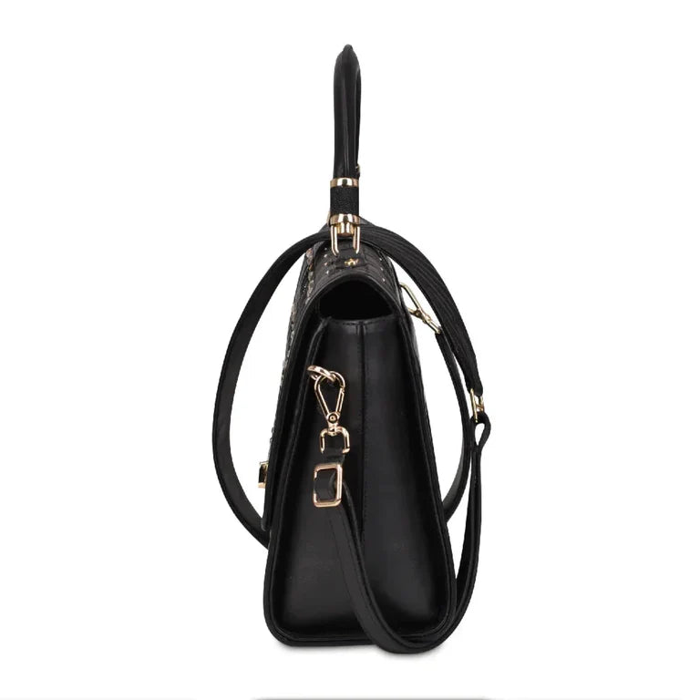 DU407 MANTA RAY SQUARE BAG BLACK