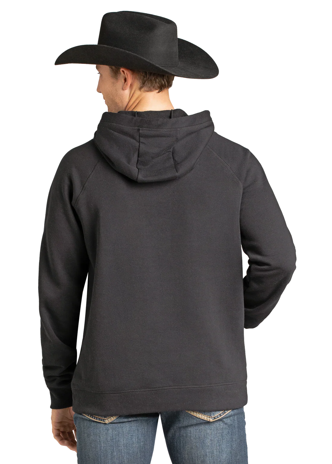 BU94T07447 COWBOY NATION SKULL GRAPHIC HOODIE