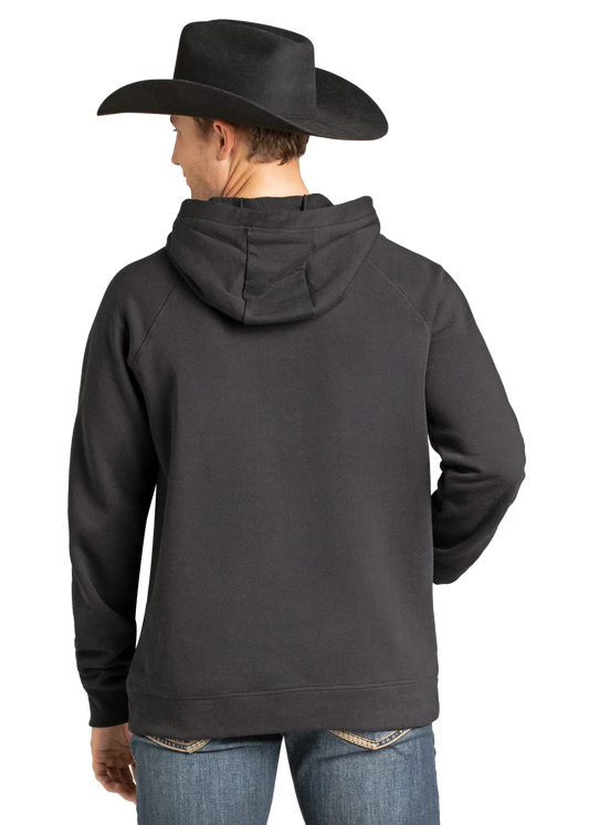 BU94T07447 COWBOY NATION SKULL GRAPHIC HOODIE