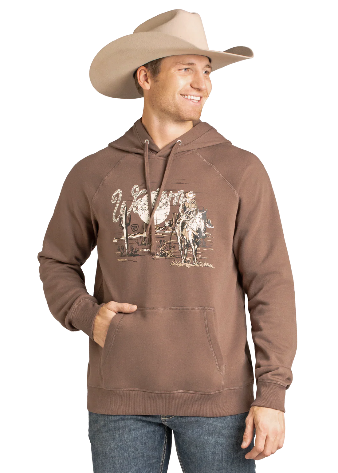 BU94T07450 WESTERN GRAPHIC HOODIE