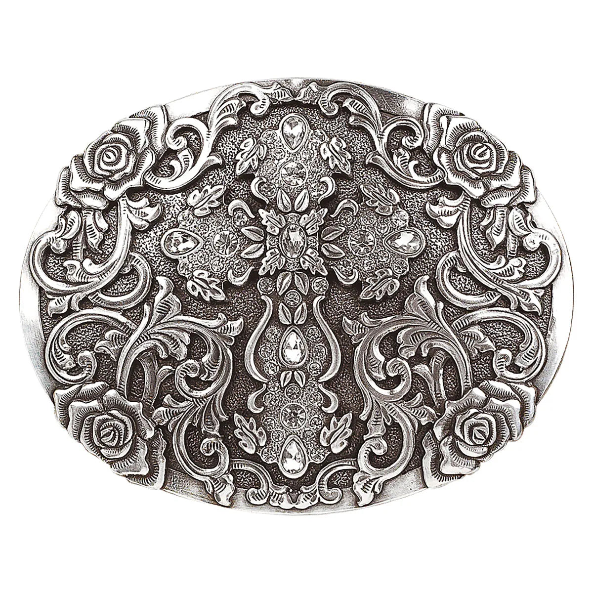 37108 BLAZIN ROXX OVAL CROSS BUCKLE