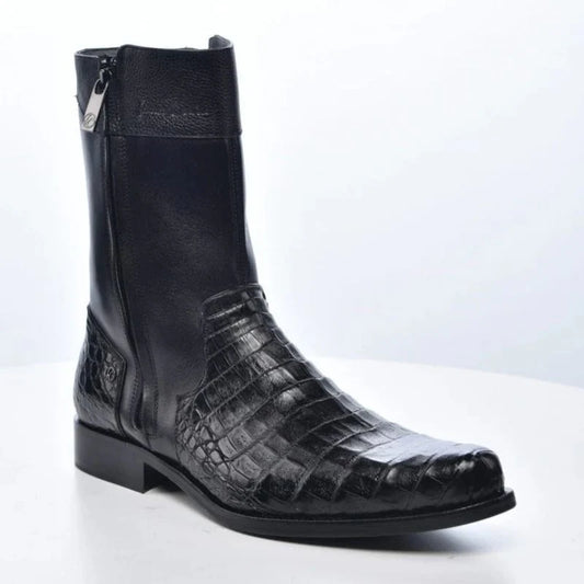 FC865 FRANCO CUADRA BLACK CAIMAN BOOTS