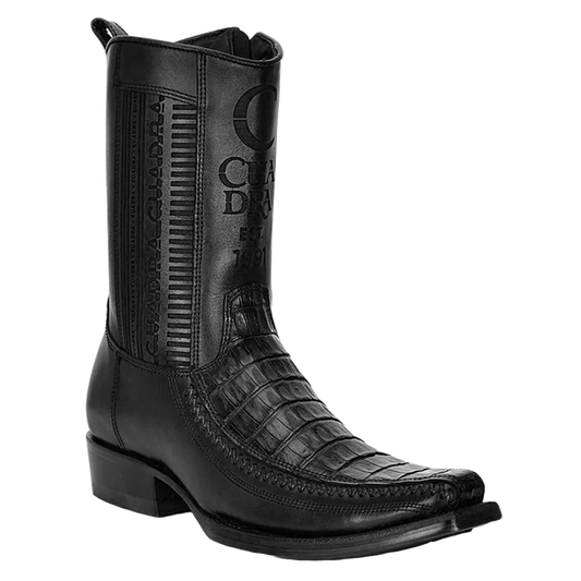 CU805 CUADRA CAIMAN BLACK BOOTS
