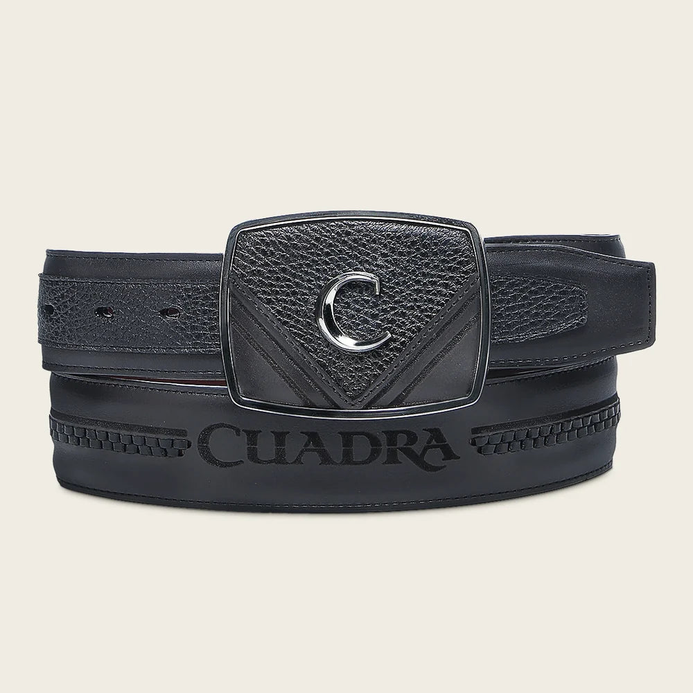 BC404 BLACK DEER COWBOY BELT