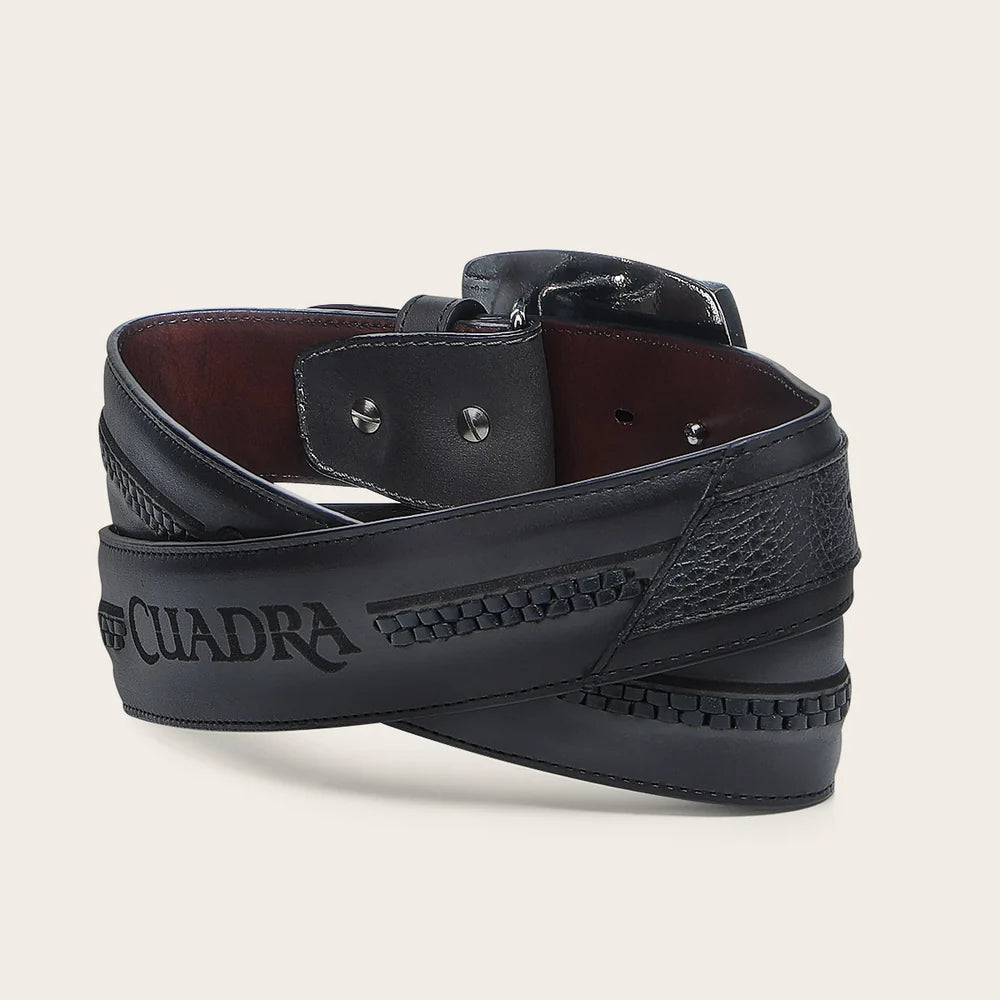 BC404 BLACK DEER COWBOY BELT