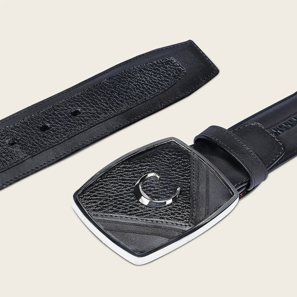 BC404 BLACK DEER COWBOY BELT