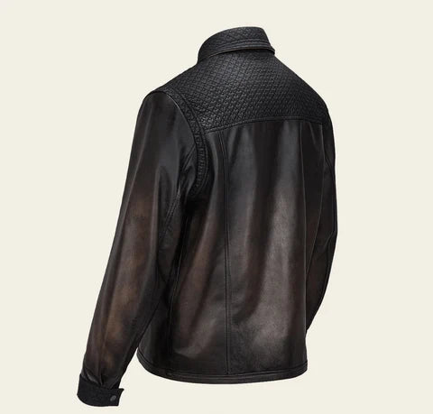 JC230 CUADRA MN VINTAGE CHOCOLATE & BLACK JACKET