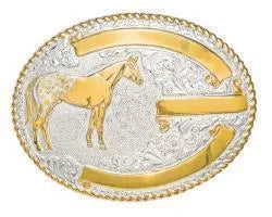 C02118 CRUMRINE ENGRAVABLE EQUINE BUCKLE