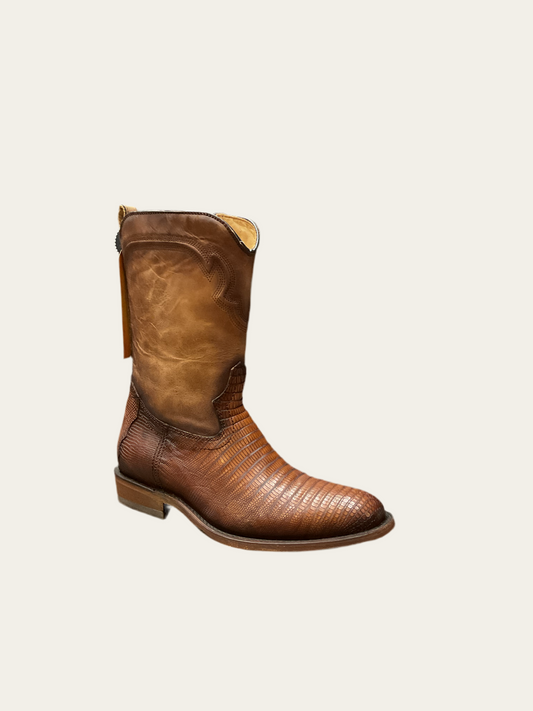 C3888 D MN LIZARD EMBROIDERY-SAND