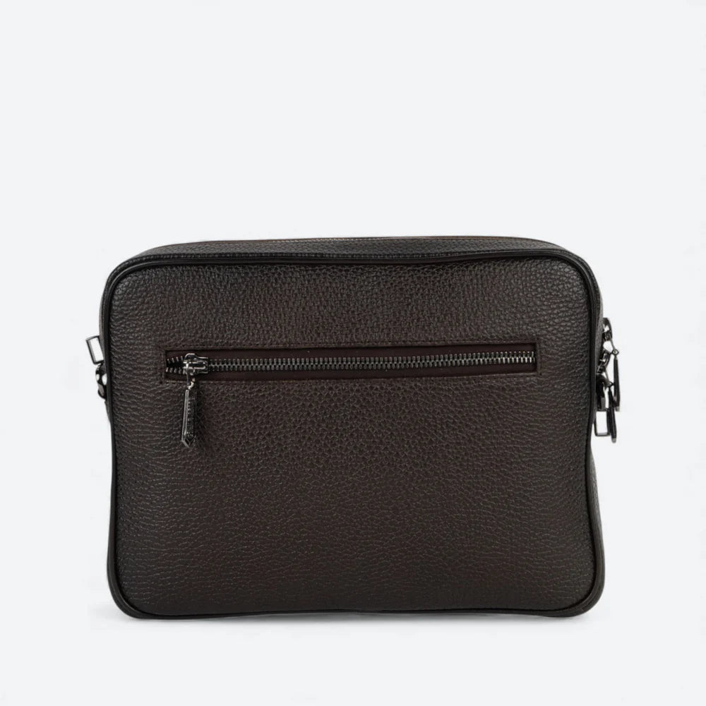 DU757 MEN'S GENUINE LEATHER SHOULDER BAG