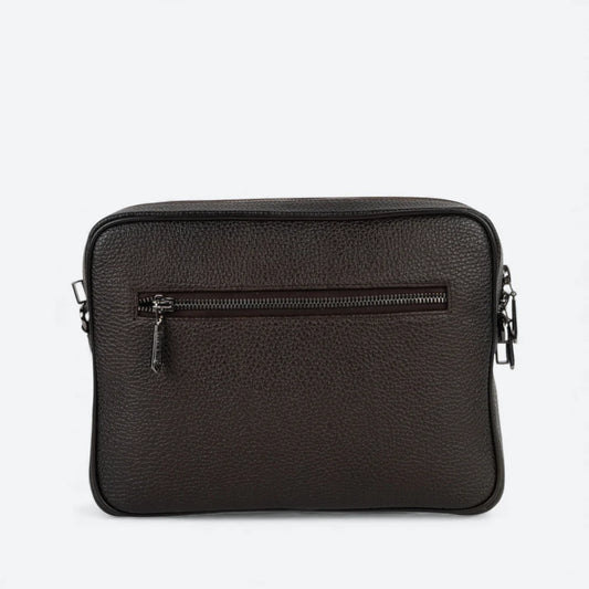 DU757 MEN'S GENUINE LEATHER SHOULDER BAG