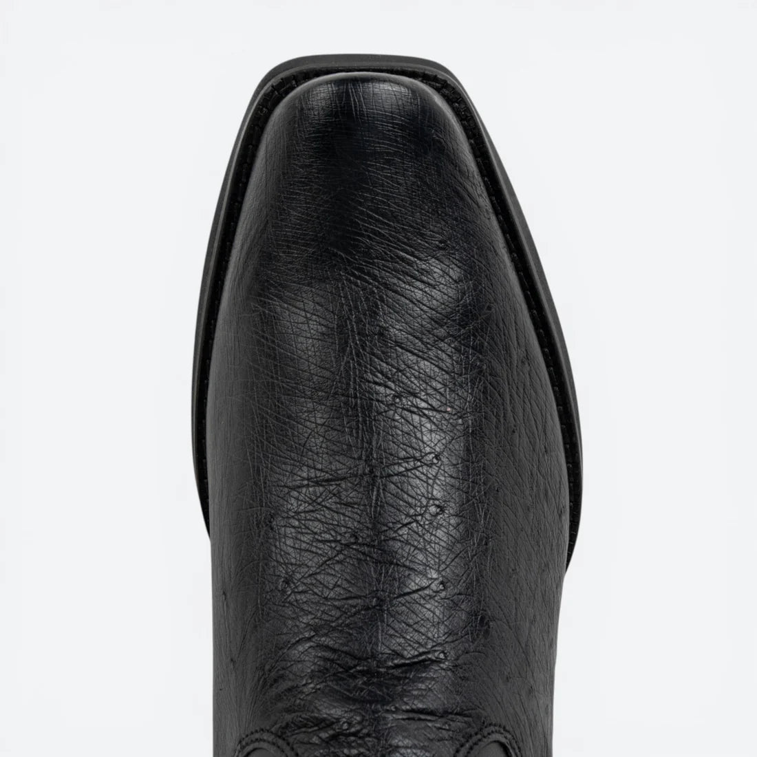 CC302 CUADRA MEN'S ANKLE BOOTS BLACK OSTRICH BELLY