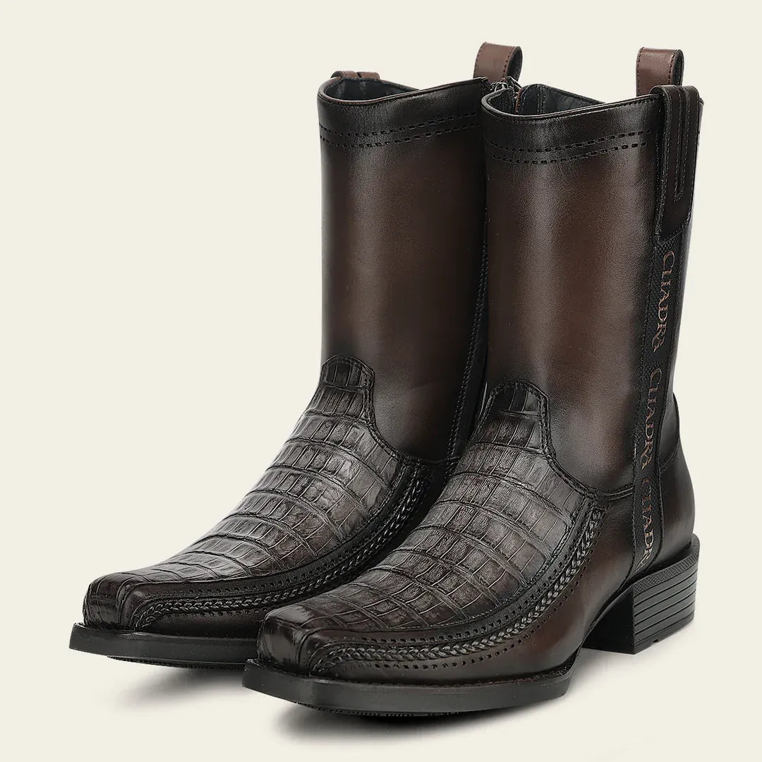 CC300 URBAN BOOT IN GENUINE FUSCUS LEATHER FOR MEN CUADRA