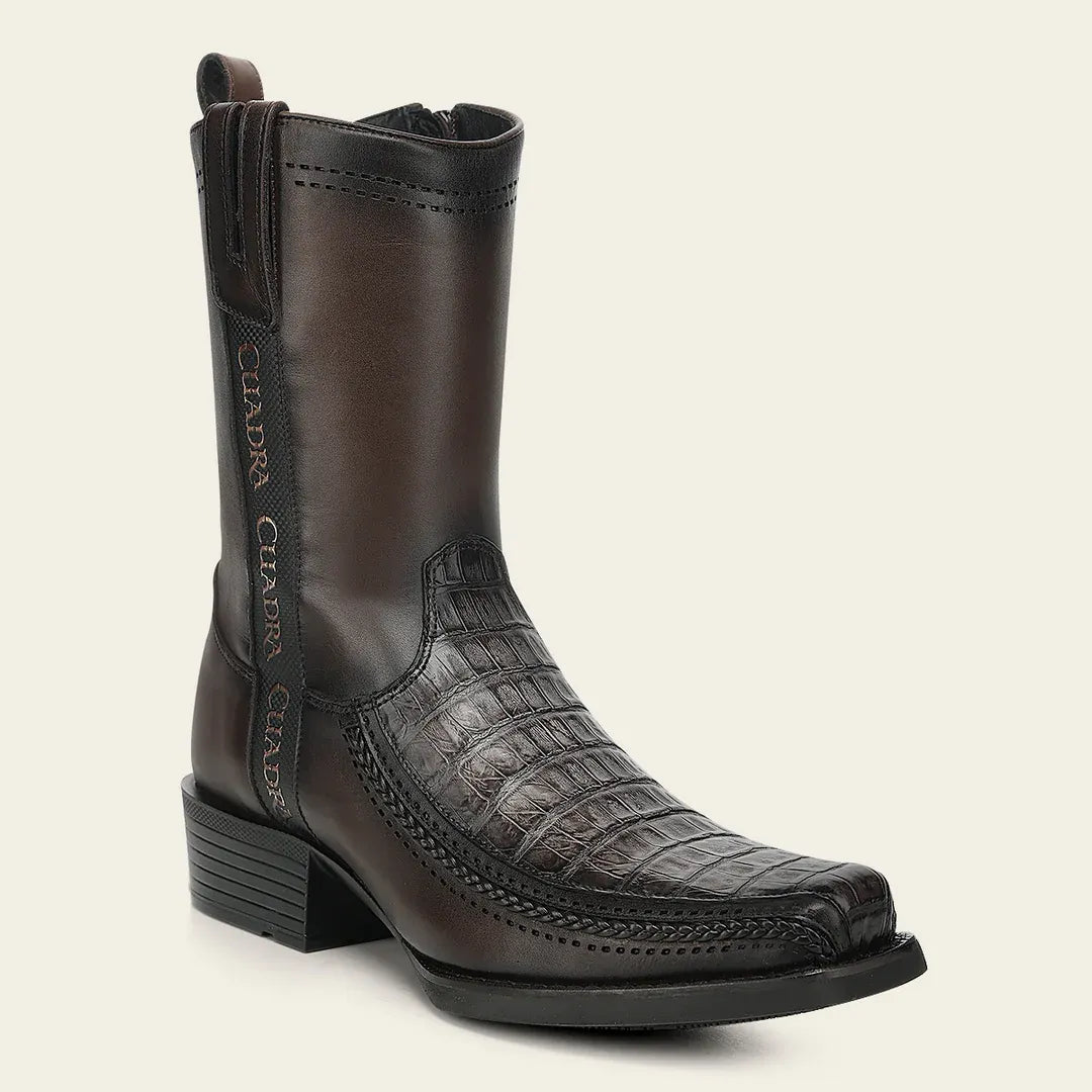 CC300 URBAN BOOT IN GENUINE FUSCUS LEATHER FOR MEN CUADRA