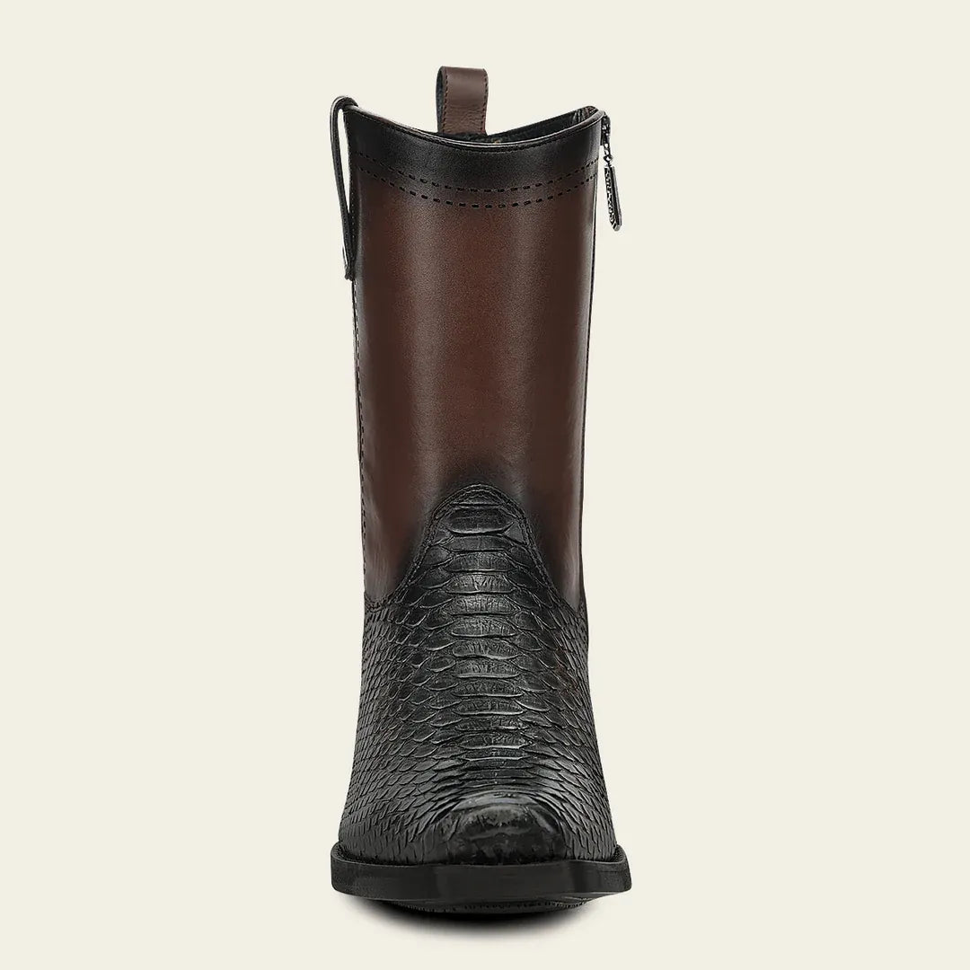 CC296 MEN'S GENUINE PYTHON LEATHER URBAN BOOT