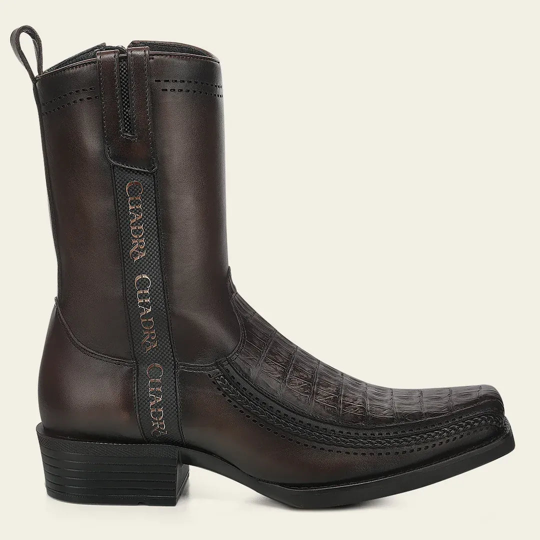 CC300 URBAN BOOT IN GENUINE FUSCUS LEATHER FOR MEN CUADRA