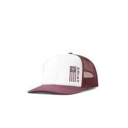A300082372 ARIAT HAT FLAG LOGO-BG/WHITE