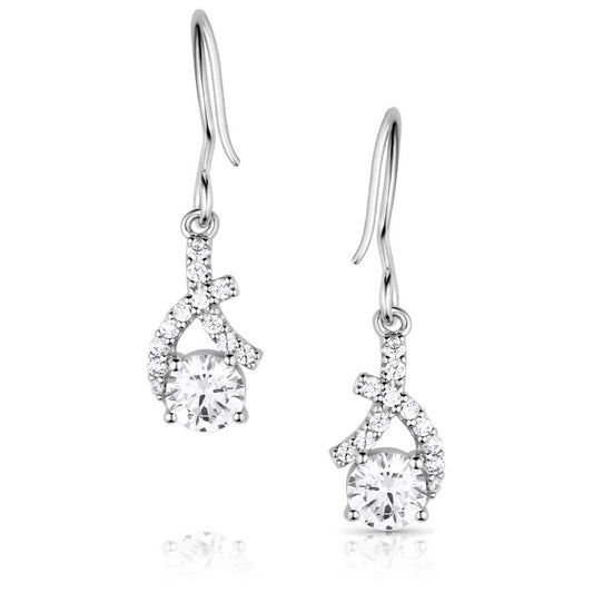 ER5960 Hugs & Kisses Crystal Earrings