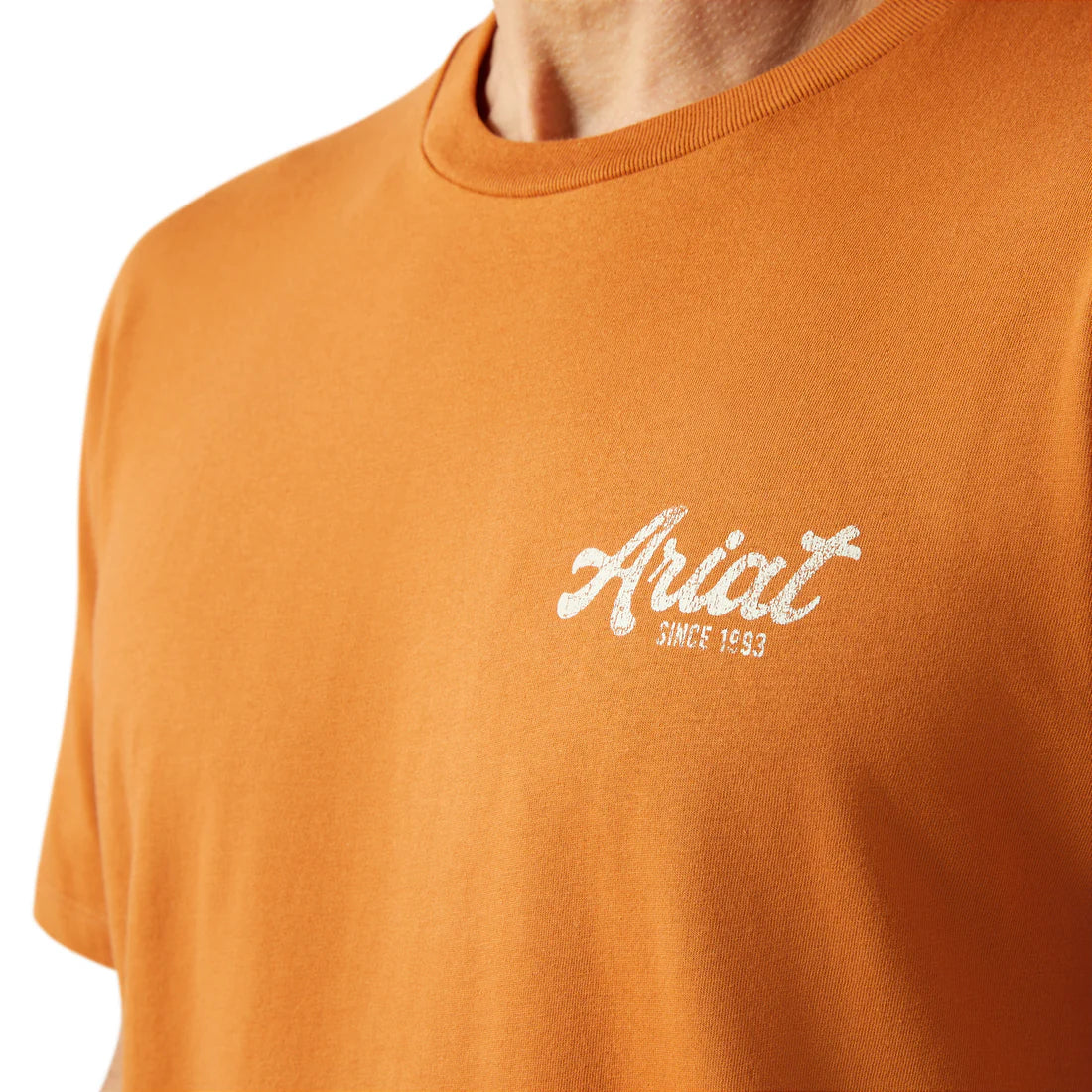 10065902 ARIAT MEN'S ADOBE ORANGE COYOTE COUNTRY T-SHIRT