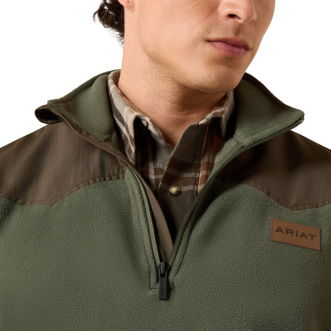 10079398 ARIAT MEN'S BASIS THYME DESERT FLEECE SWEATER