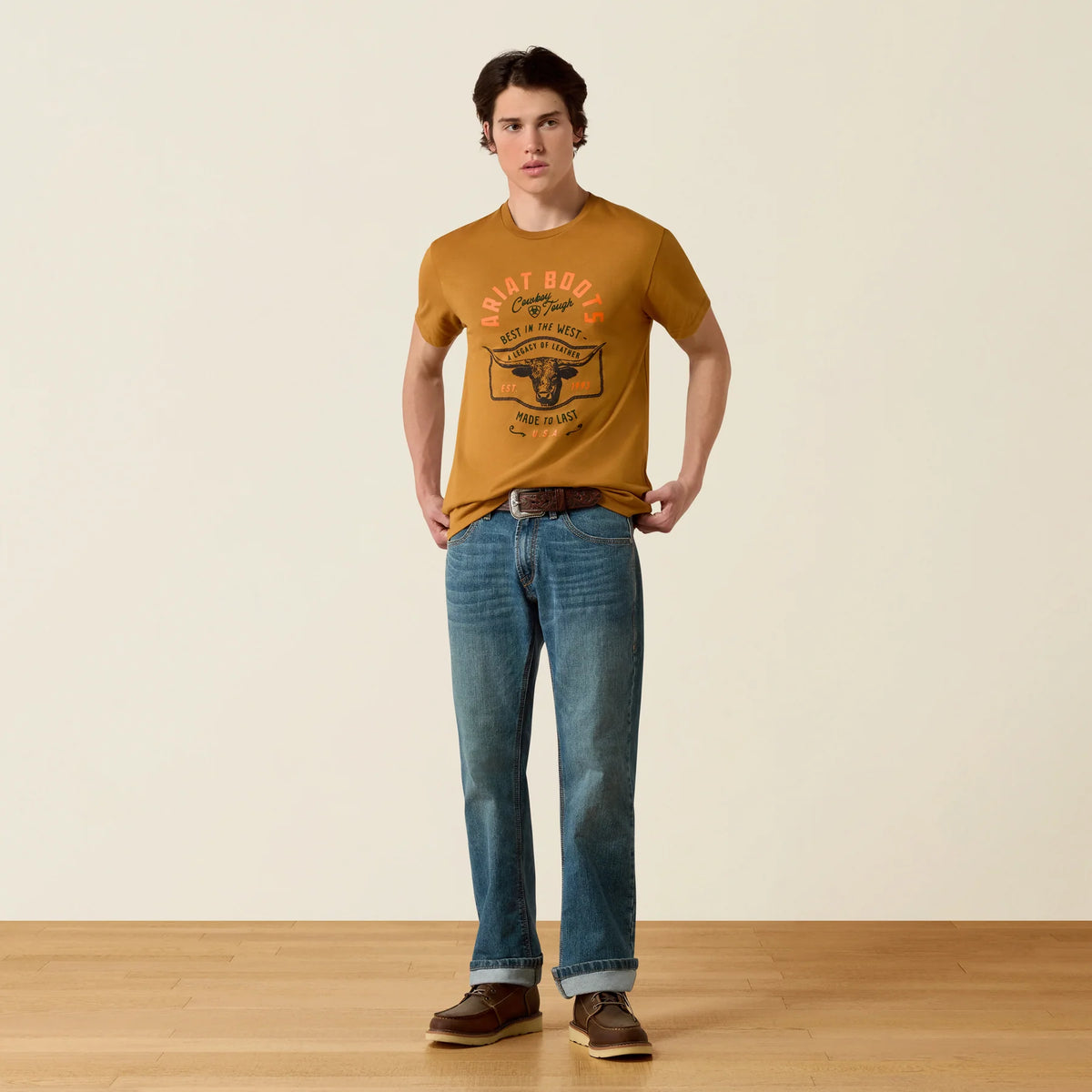 10080739 ARIAT STAMPEDE CRAFT T-SHIRT