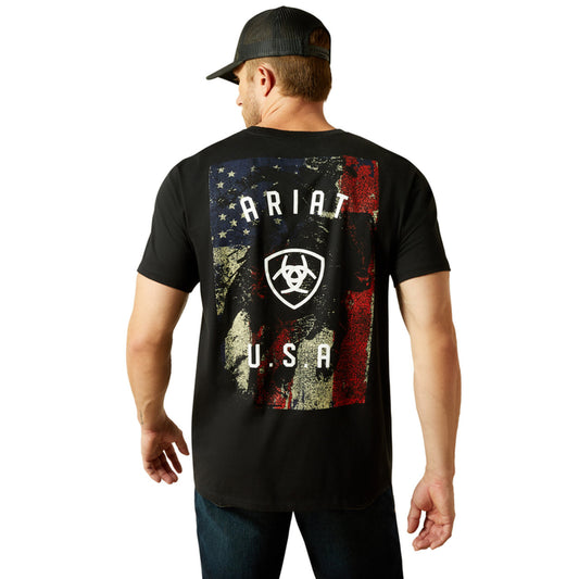 10062429 MNS Ariat Faded Bull T-Shirt