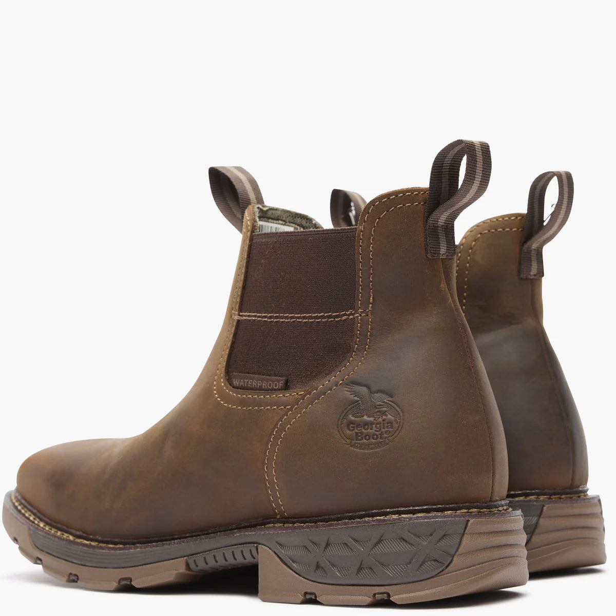 GB00701 GEORGIA BOOT CARBO-TEC FLX ALLOY TOE WATERPROOF CHELSEA WORK BOOT