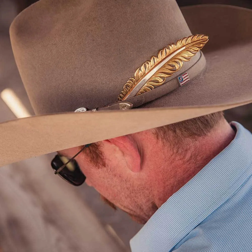 HF5833NE GOLDEN HAT FEATHER