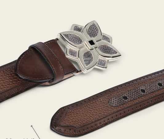 BC419 BELT CARUNGA MACCHIA TOKYO BROWN KARUNG CUADRA