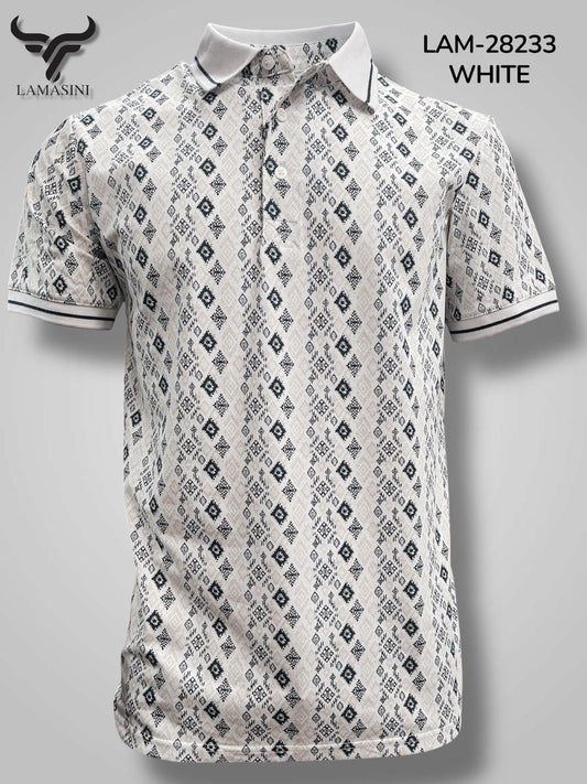 LAM28233 WHITE SHORT SLEEVE SHIRT