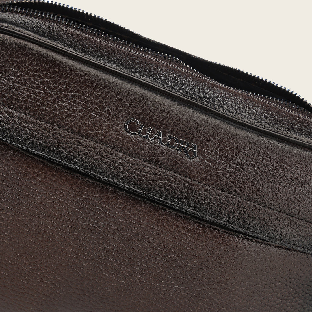DU808 MEN'S GENUINE ITALIAN DEERSKIN DOCUMENT CASE