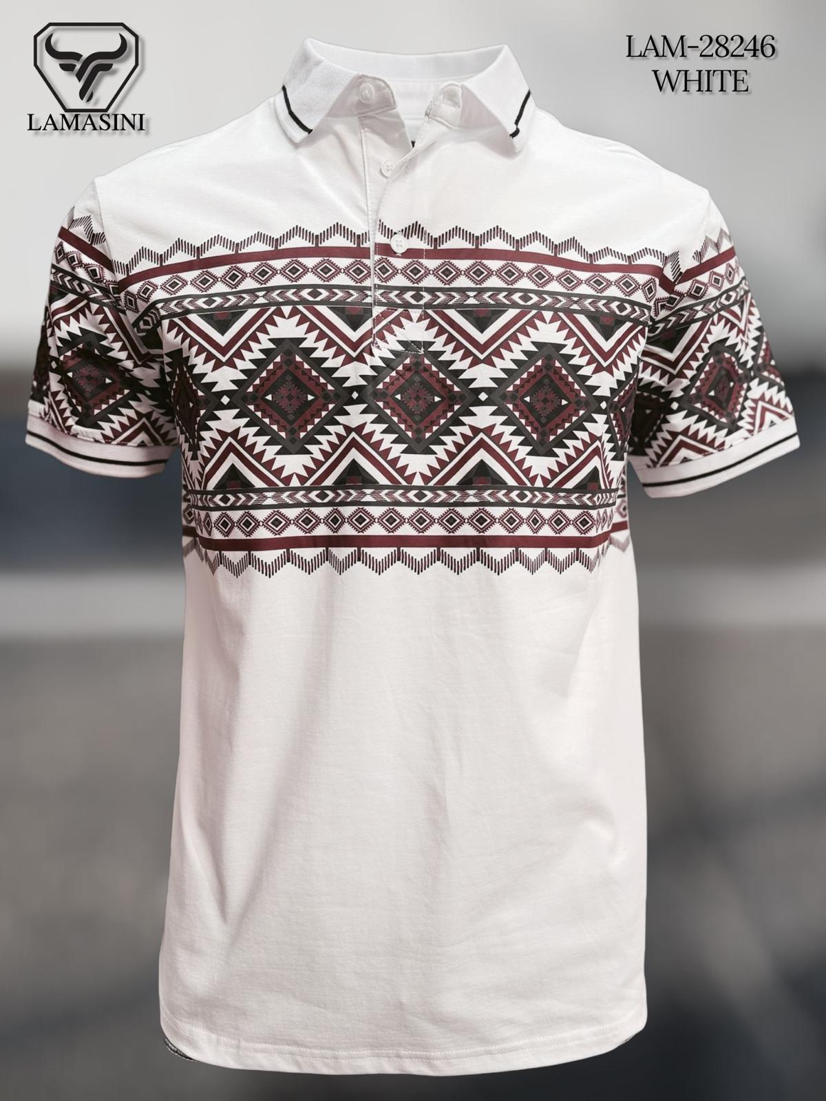 LAM28246 WHITE SHORT SLEEVED SHIRT