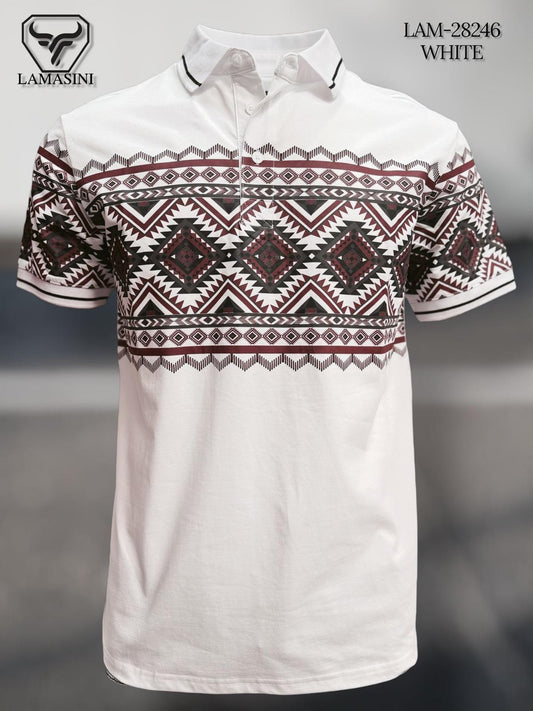 LAM28246 WHITE SHORT SLEEVED SHIRT