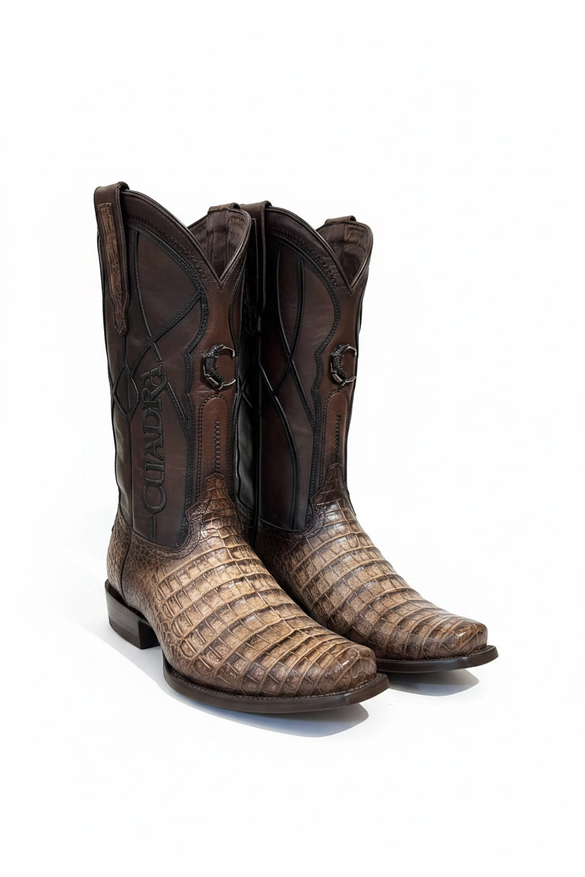 CC292 BROWN CAIMAN LOMO BELLY STRAUSS