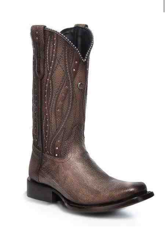 CU992 CUADRA KARUNG LASER EMBROIDERY AND STUDS BOOTS