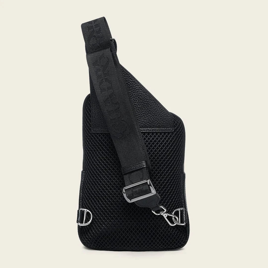DU761 CUADRA MANTA RAY MEN'S SHOULDER BAG BLACK